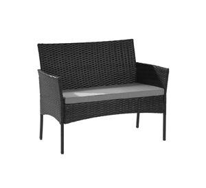 Set Terraza 4 Piezas Positano Eco Negro