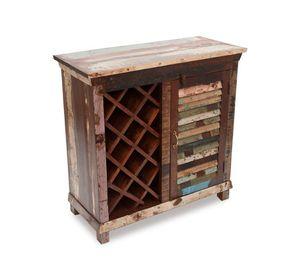 Cava Kotah para vinos hecha de madera reciclada