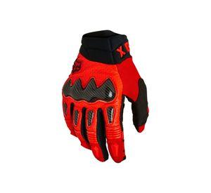 Guantes Moto Bomber Rojo Fox