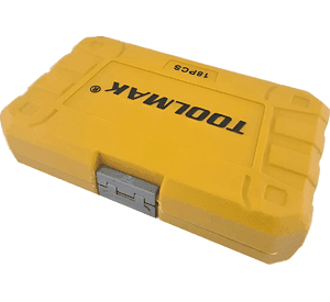 Kit Juego Dados Torx Estrella 1/2 Macho Hembra 18 Piezas Tmk Amarillo