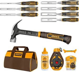 Set De Herramientas De Carpintería Industrial 10 Pzs Ingco