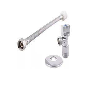 Kit Flexible 25 Cm Con Llave Angular 1/2 * 15/16 Taumm