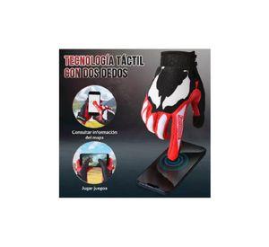 Guantes de moto con pantalla táctil para hombre y mujer, talla L, color rojo