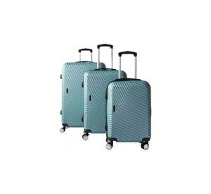 Set 3 Maletas Equipaje Cabina Ruedas - Verde