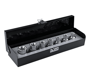 Juego Dados Torx Hembra Force 1/2 De E10 A E24 - 7 Pzs