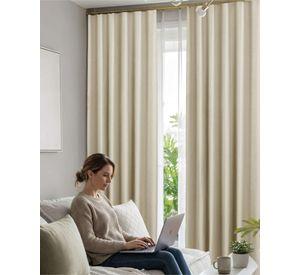 Juego de Cortinas Blackout Premium Engomadas m15
