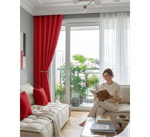 Juego de Cortinas Blackout Premium Engomadas m16