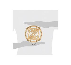 Rejilla Pileta Redonda 110mm Bronce ACERO INOXIDABLE POLI