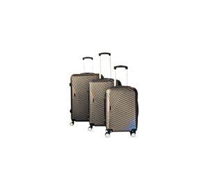 Set 3 Maletas Equipaje Cabina Ruedas - Gris