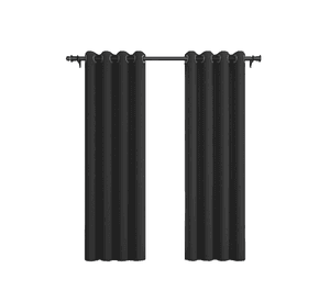 Pack Cortina de Tela Blackout Vincenzi 140x220 Gris Grafito