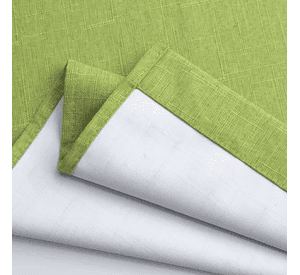 Cortina Lino Con Blackout Engomado Térmica 140x220 Verde