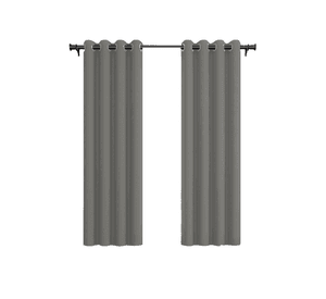 Pack Cortina de Tela Blackout Vincenzi 140x220 Gris
