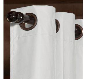 Set 2 Cortinas Black Out Classic 1.40 X 2.25 Ivory