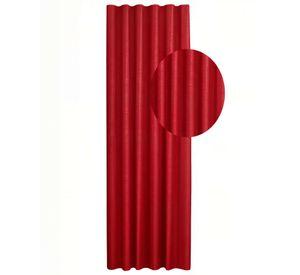 CORTINA ENGOMADA BLACKOUT 2 PAÑOS COLOR ROJO