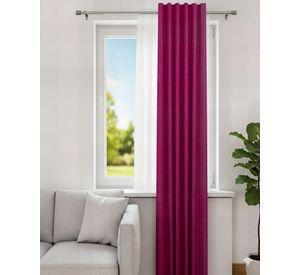 CORTINA ENGOMADA BLACKOUT 2 PAÑOS COLOR MORADO VINO