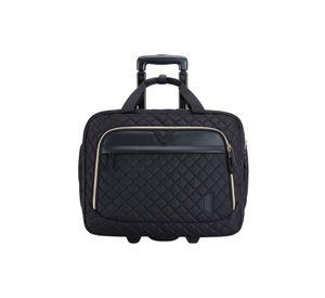 Bagsmart Maletín de Viaje con Ruedas Acolchado Notebook 17,3″ Negro