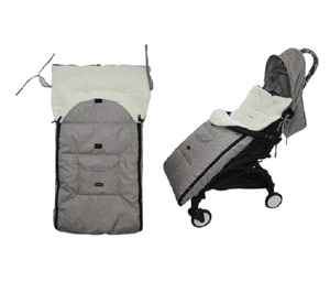 Saco Para Coche Bebé Impermeable Abrigador Forrado Cubre Pie