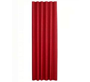 CORTINA BLACKOUT ENGOMADA 2 PAÑOS COLOR ROJO