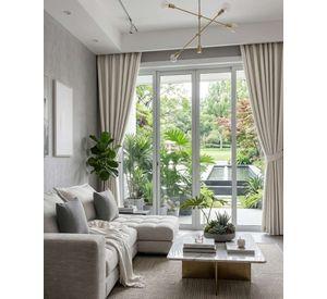 Juego de Cortinas Blackout Premium Engomadas m13