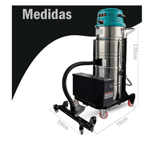 Aspiradora Industrial Hardpro 1500w Inalambrica 100l 40mm Verde