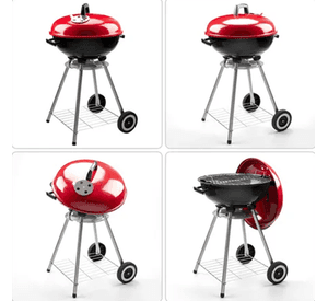 Parrilla Redonda 85cm Parrillas A Carbon Móvil Para Asados