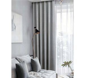 CORTINA ENGOMADA BLACKOUT 2 PAÑOS COLOR GRIS