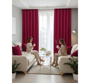Juego de Cortinas Blackout Premium Engomadas m3