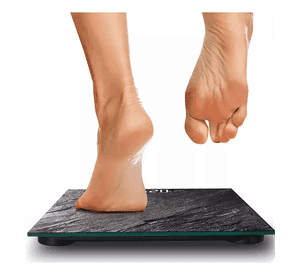 Balanza De Baño Báscula Digital Led Hasta 180kg Color Negro