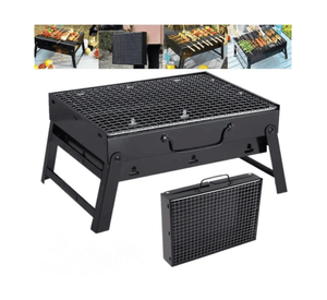 Mini Parrillera Plegable Portátil A Carbón Para Asados