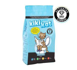 Arena aglomerante KikiKat 17,4 kg Carbón activado
