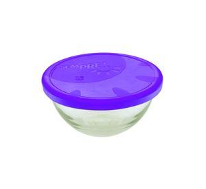 BOWL VIDRIO CON TAPA 500 ML