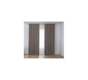 Cortina Blackout 100% 2 Paños de 140x230cm COLOR CAFE
