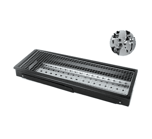 Parrillera Portátil Y Plegable Para Hacer Asados Grill Bbq Color Negro