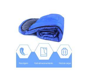 Saco Dormir Camping Individual Camping Adultos Azul