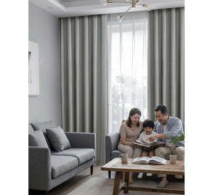 Juego de Cortinas Blackout Premium Engomadas m9