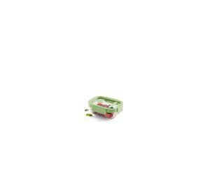 Recipiente hermético 100% de vidrio 370 ml rectangular