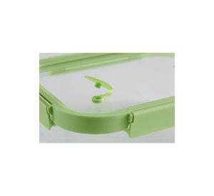 Recipiente hermético 100% de vidrio 370 ml rectangular