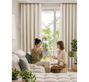 Juego de Cortinas Blackout Premium Engomadas m17