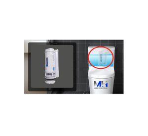 Kit Valvula Descarga Estanque Wc 1 Etapa Con Boton Universal