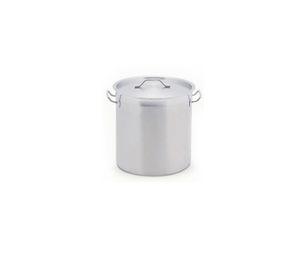 FONDO CON TAPA ACERO INOX CAPAC. 115 lt