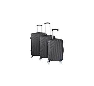 Set 3 Maletas Equipaje Cabina Ruedas - Negro