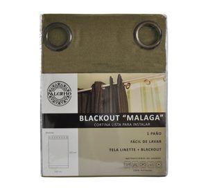 Cortina confeccionada Lino blackout "Malaga"