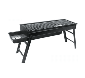 Parrillera Portátil Y Plegable Para Hacer Asados Grill Bbq Color Negro