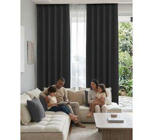 Juego de Cortinas Blackout Premium Engomadas m11