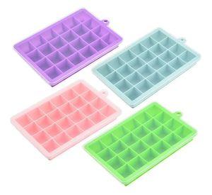 Bandeja Cubetera Silicona Con tapa Flexible Cubos de Hielo