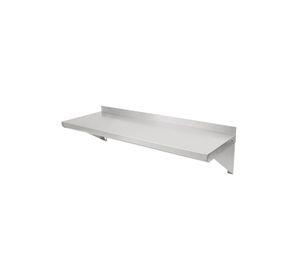 REPISA MURAL ACERO INOX MED. 120 x 30 cm