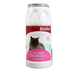 Talco Desodorante Para Arena De Gatos Bioline. 425g. Neutral