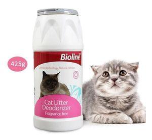 Talco Desodorante Para Arena De Gatos Bioline. 425g. Neutral