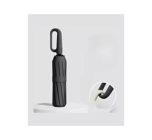 Paraguas automático antivendaval huesos colgable negro