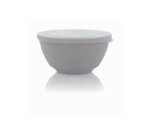 Bowl Luna Con Tapa Blanco 500 Ml